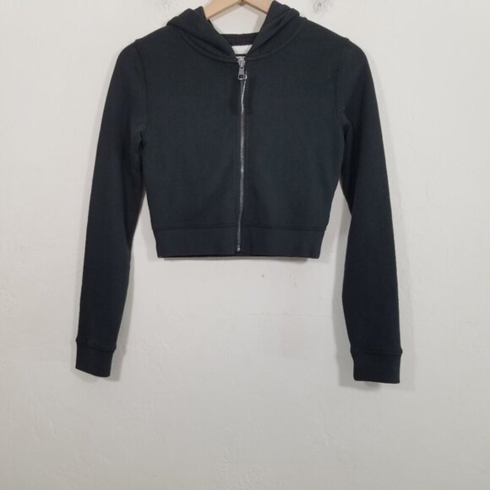 NWT American Eagle Cropped Zip Up Hoodie Jacket Size XS